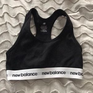 Black New Balance Sports Bra